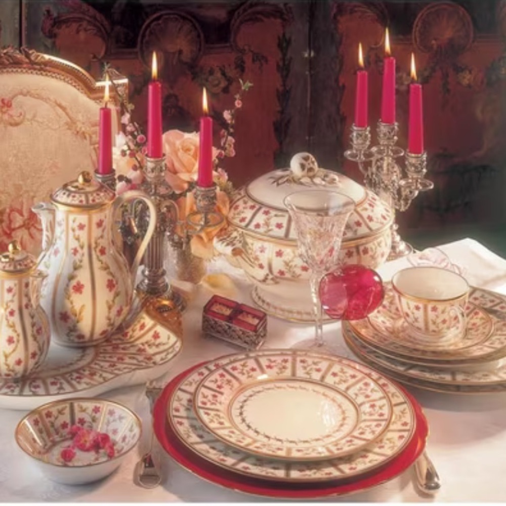 Bernardaud Royal Limoges Roseraie Salat Plate
